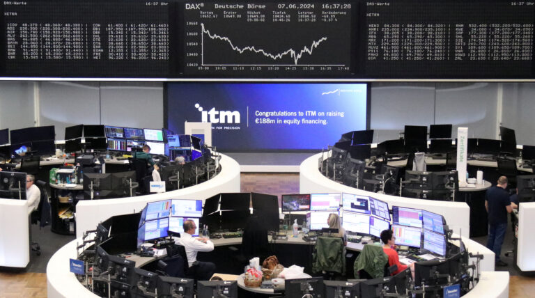 French markets fall after Macron’s decision