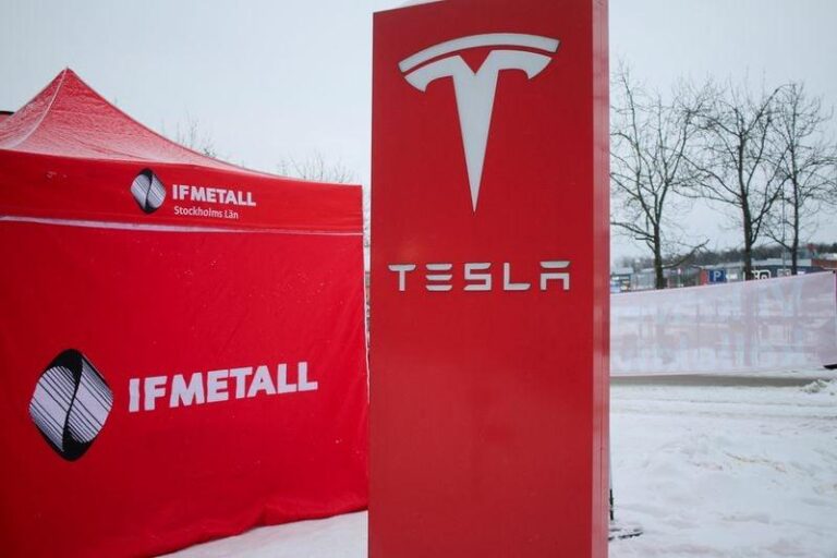 Шведский союз IF Metall приостановил забастовку против Tesla